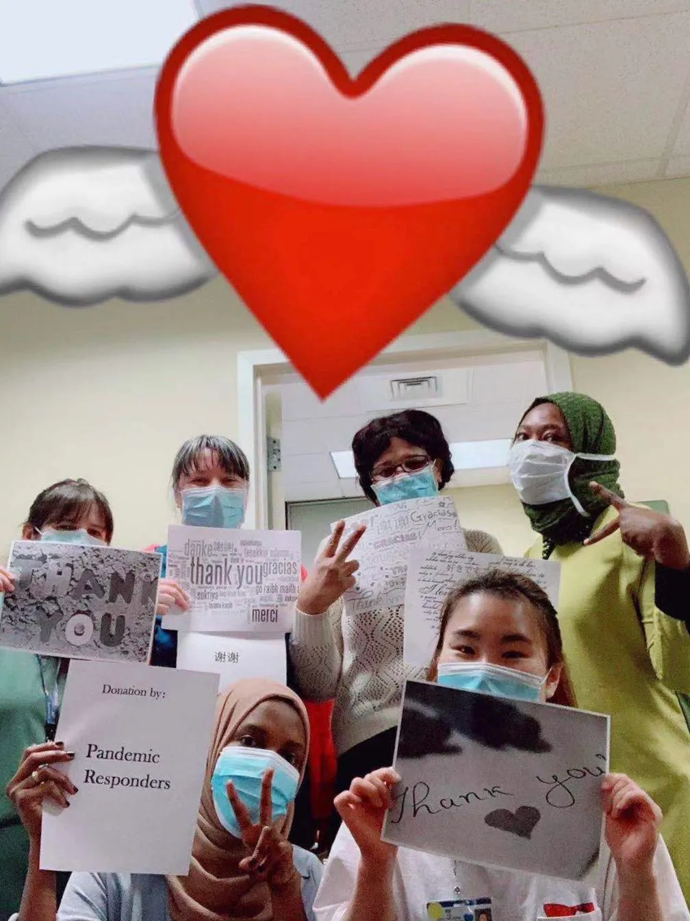 PPE donation delivery